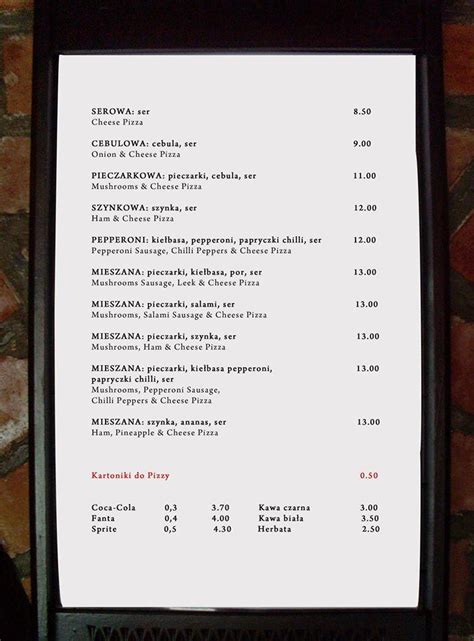 gdynianka menu